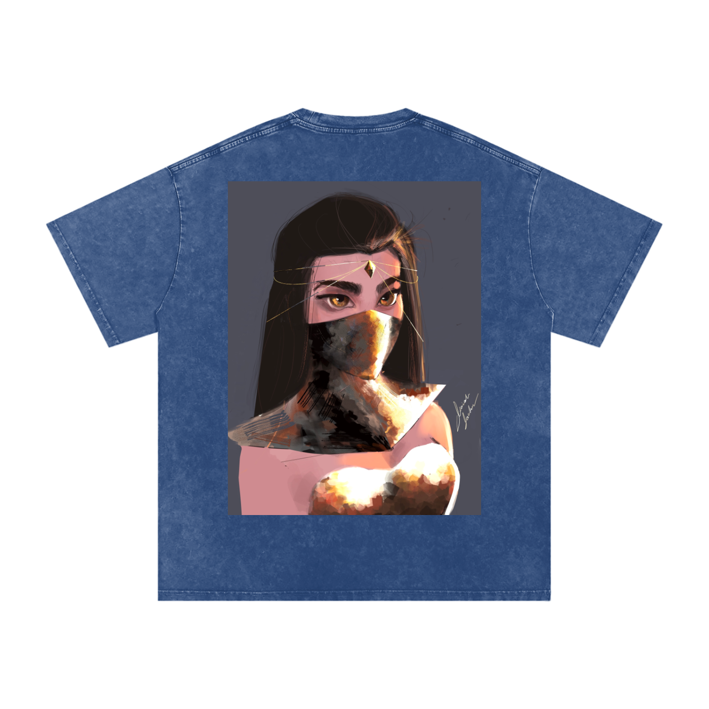 Sapphire's Armer Acid Wash Oversize T-Shirt