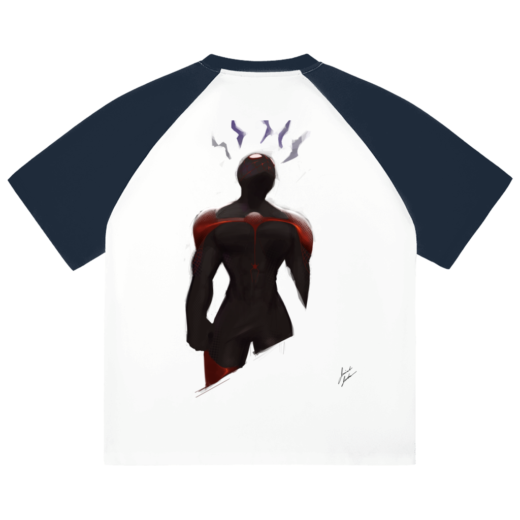 Save Me! Color-Blocked Raglan Sleeve T-Shirt