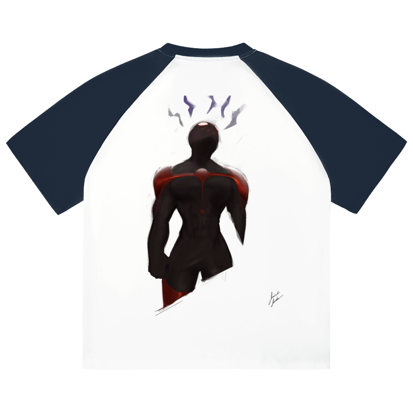 Save Me! Color-Blocked Raglan Sleeve T-Shirt