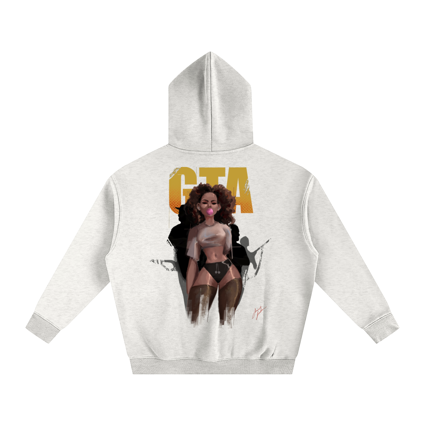 Obey N $urive Oversize Fleeced Hoodie