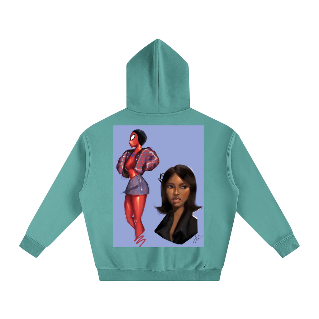 Paige Parker Oversize Fleeced Hoodie