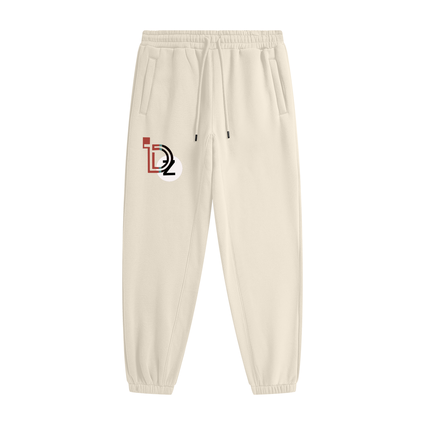 Logo Streetwear Unisex Fleece Joggers
