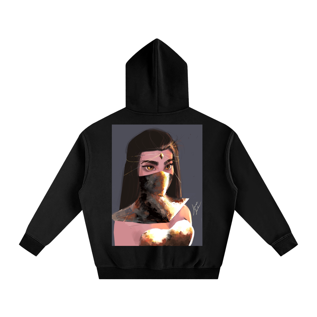 Sapphire's Armer Oversize Fleeced Hoodie