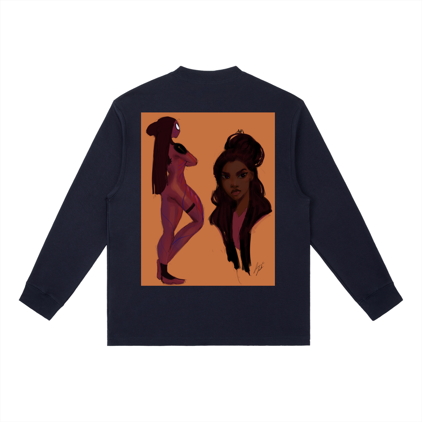 In Another Universe Essential Crewneck Long-Sleeve T-Shirt