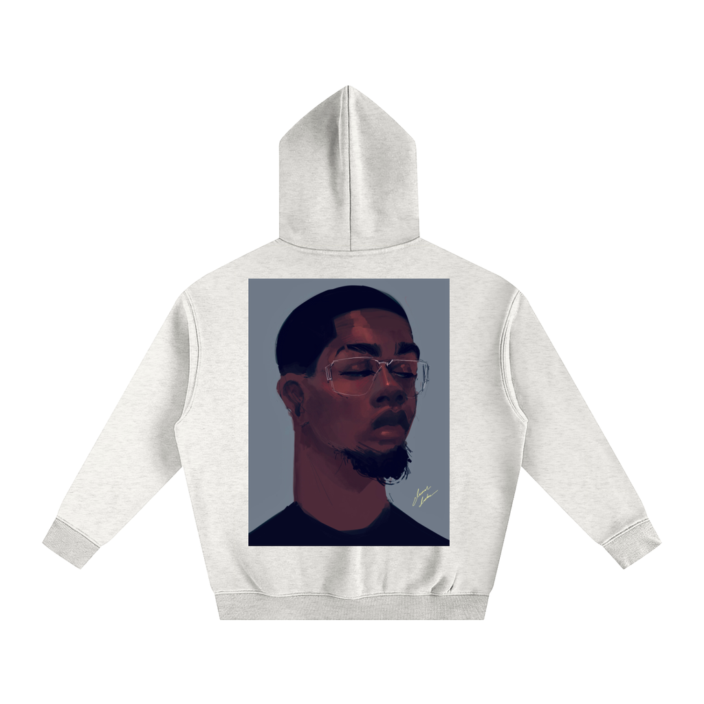 About Him Oversize Fleeced Hoodie