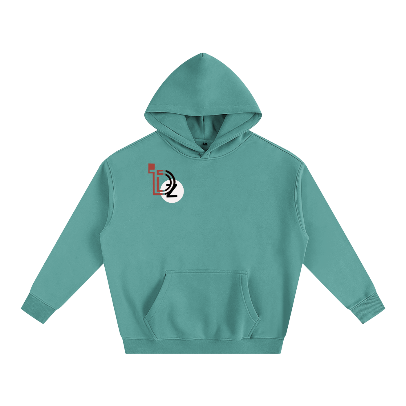HUH? Oversize Fleeced Hoodie