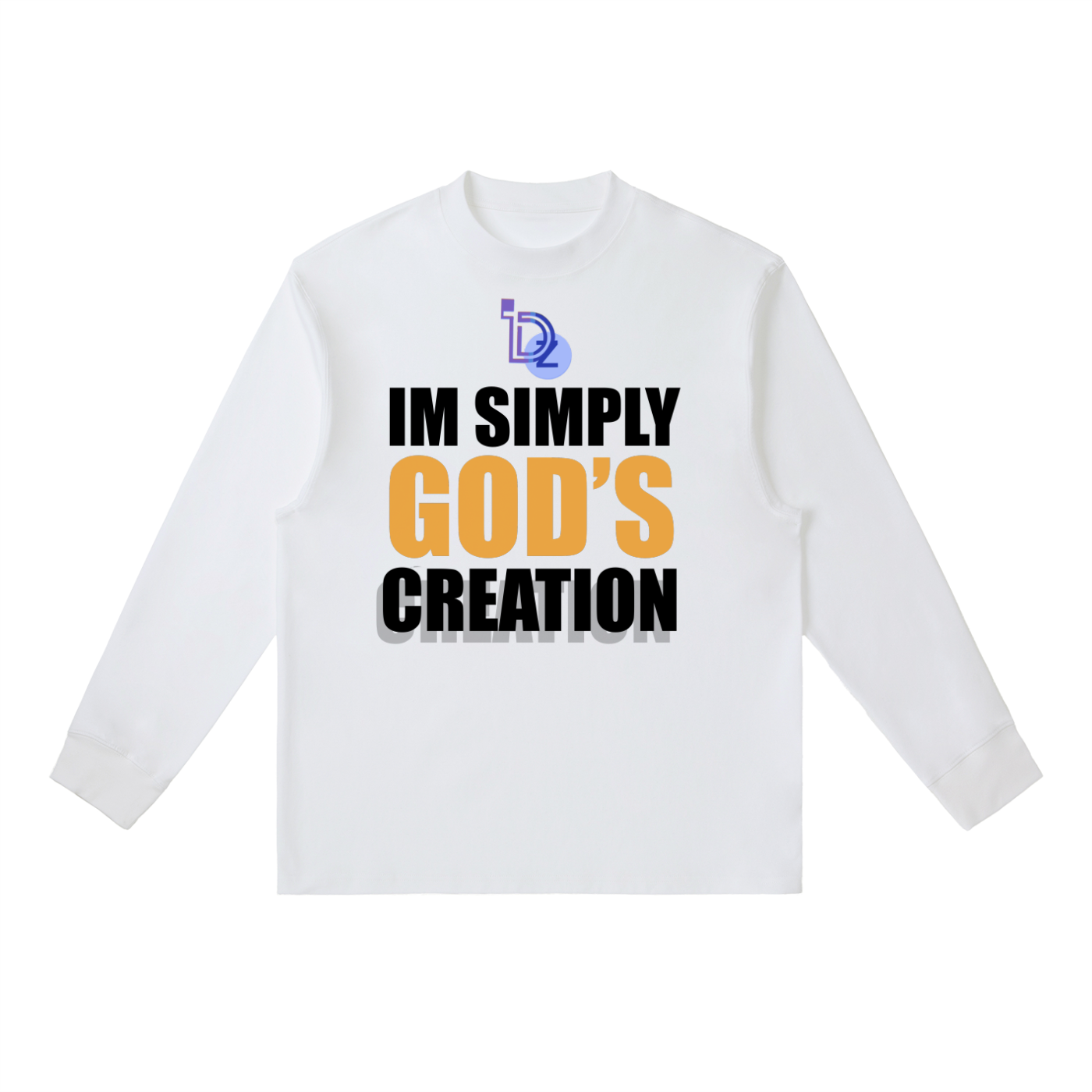 I'm Simply God's Creation Essential Crewneck Long-Sleeve T-Shirt