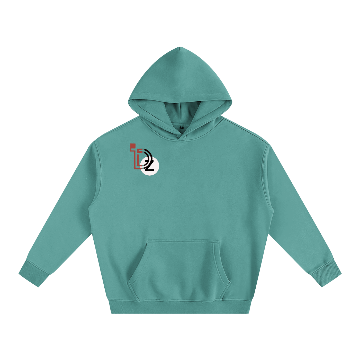 Hidden Face Oversize Fleeced Hoodie