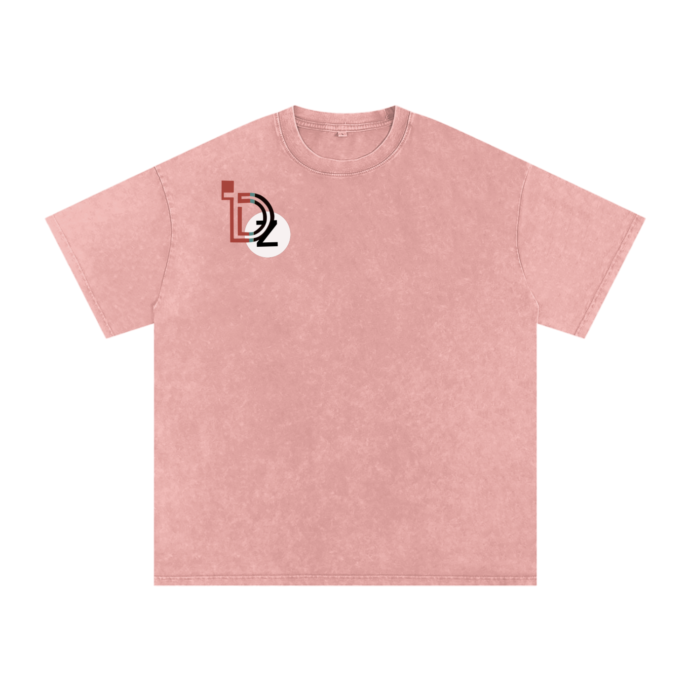 Logo Snow Washed Oversized Cotton T-Shirt