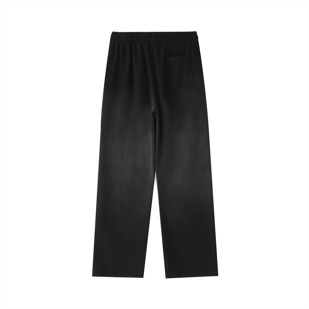Logo Vintage Washed Gradient Straight-Leg Sweatpants