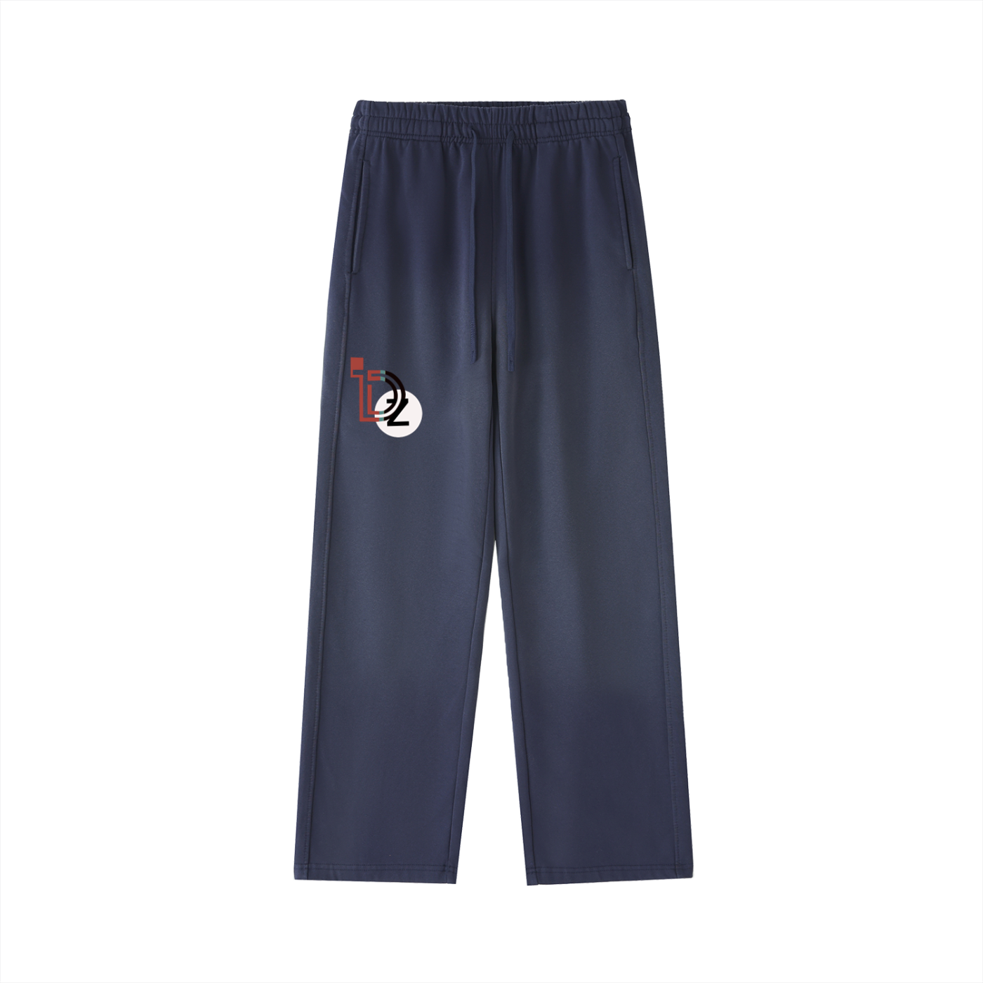 Logo Vintage Washed Gradient Straight-Leg Sweatpants