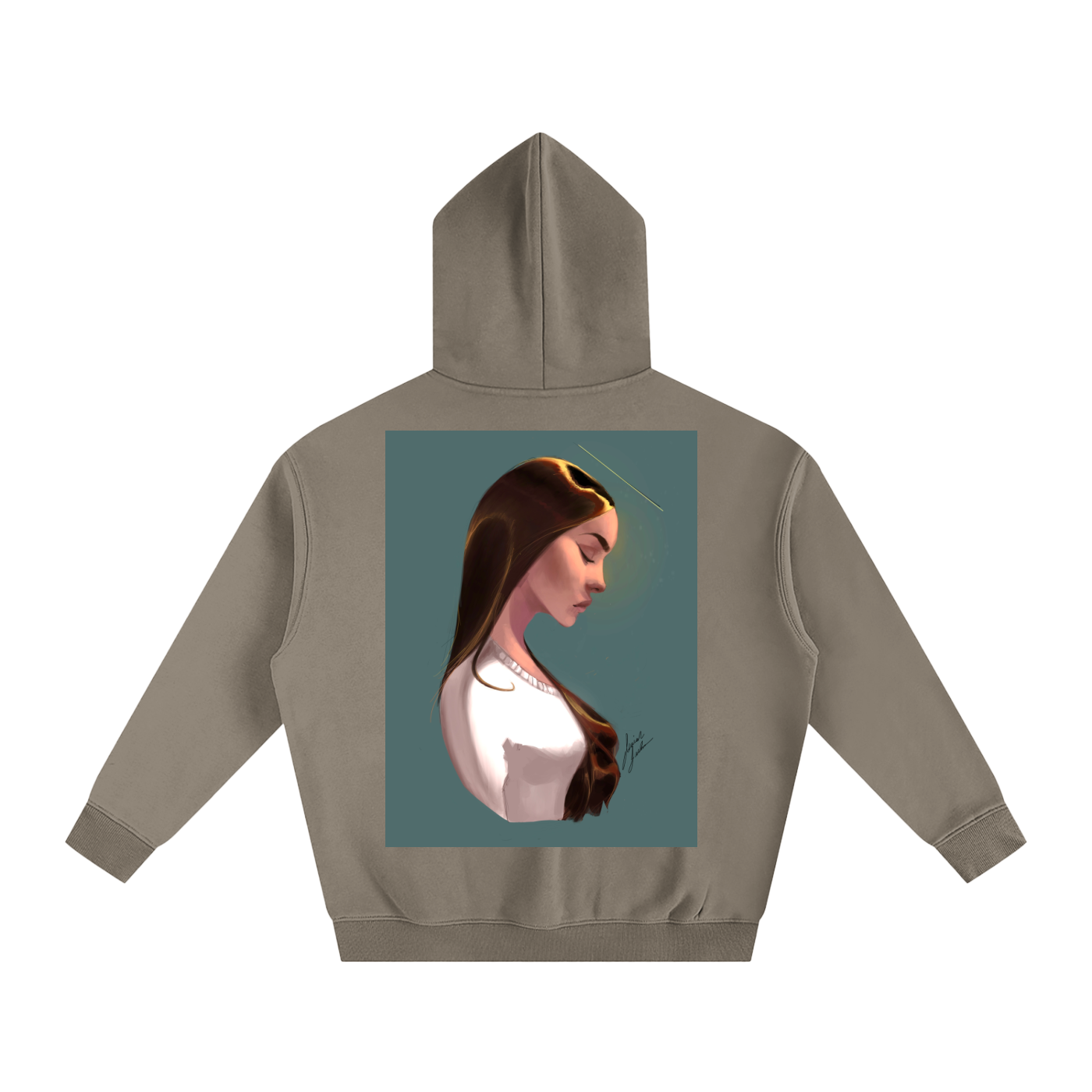 Earth's Angel Oversize Fleeced Hoodie