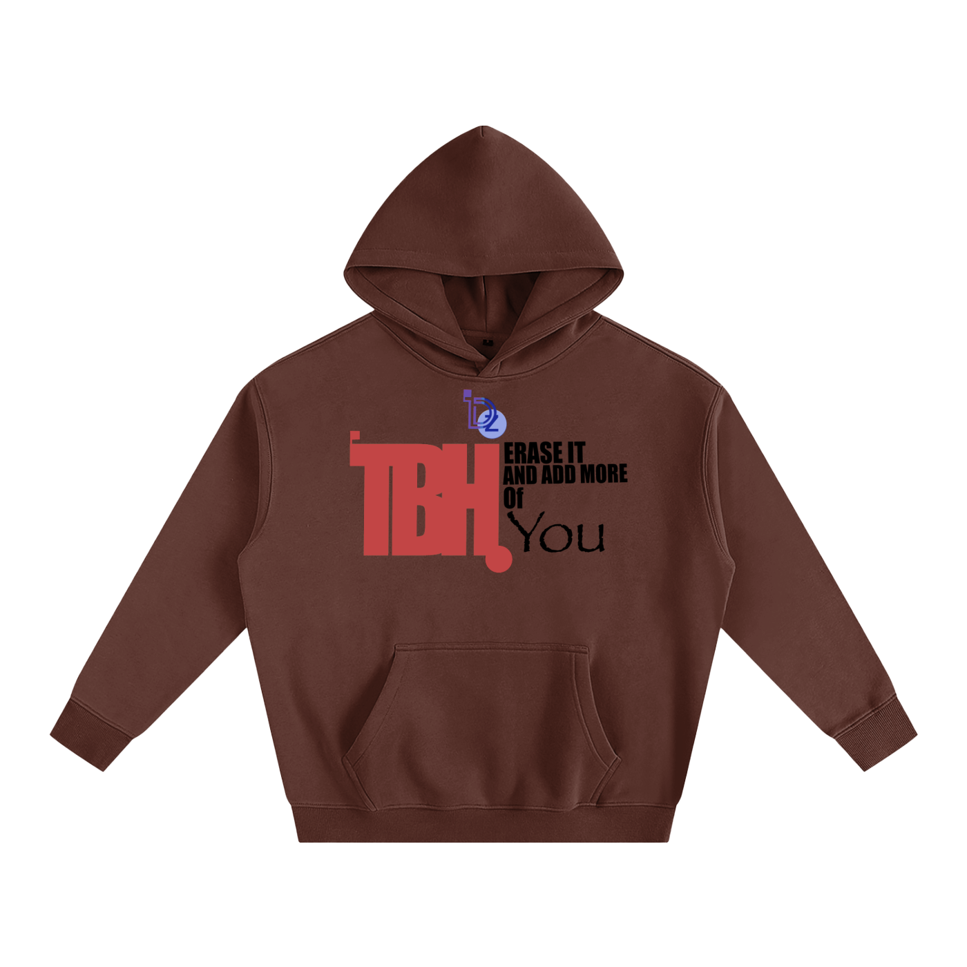 To Be Honest Oversize Fleeced Hoodie