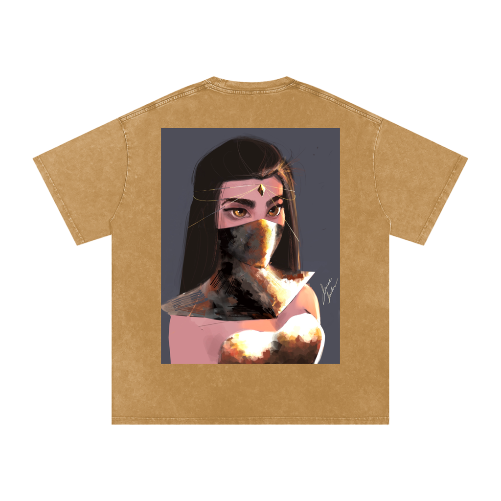 Sapphire's Armer Acid Wash Oversize T-Shirt