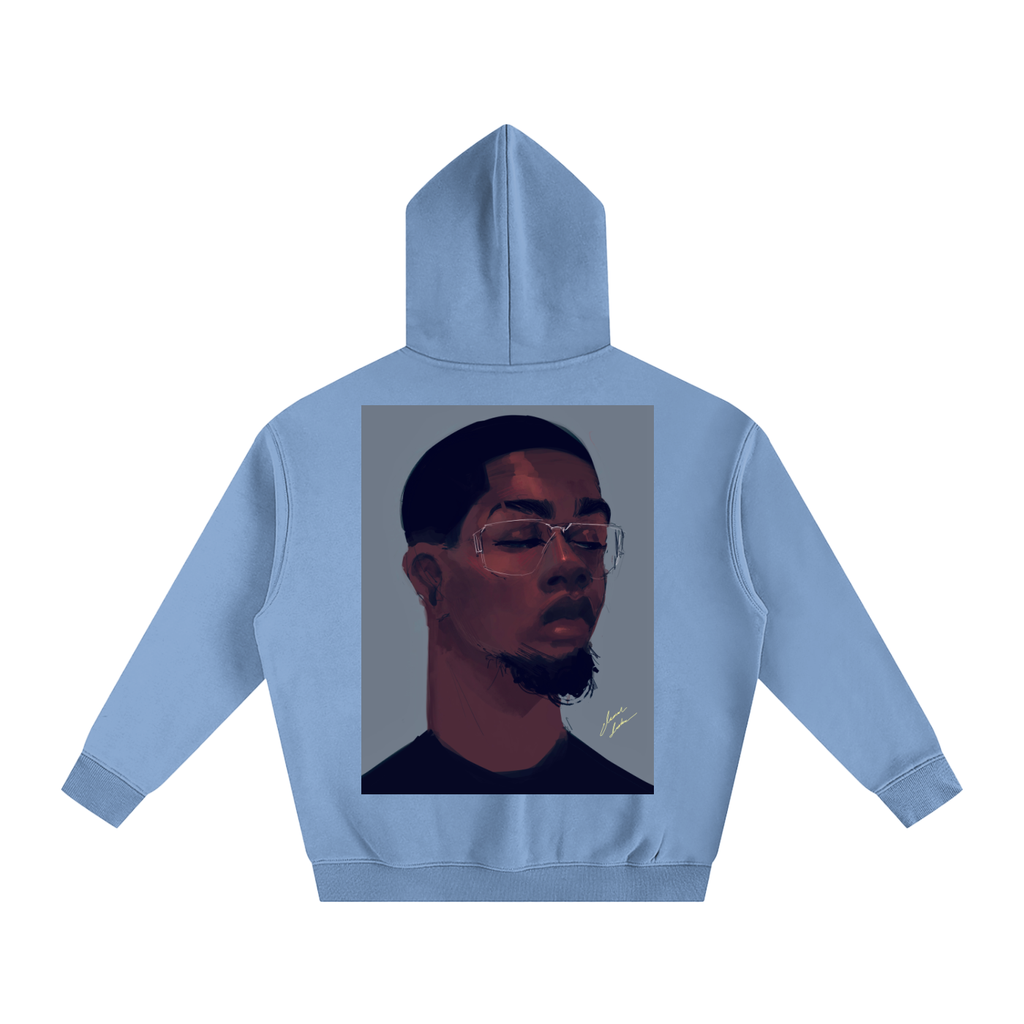 About Him Oversize Fleeced Hoodie