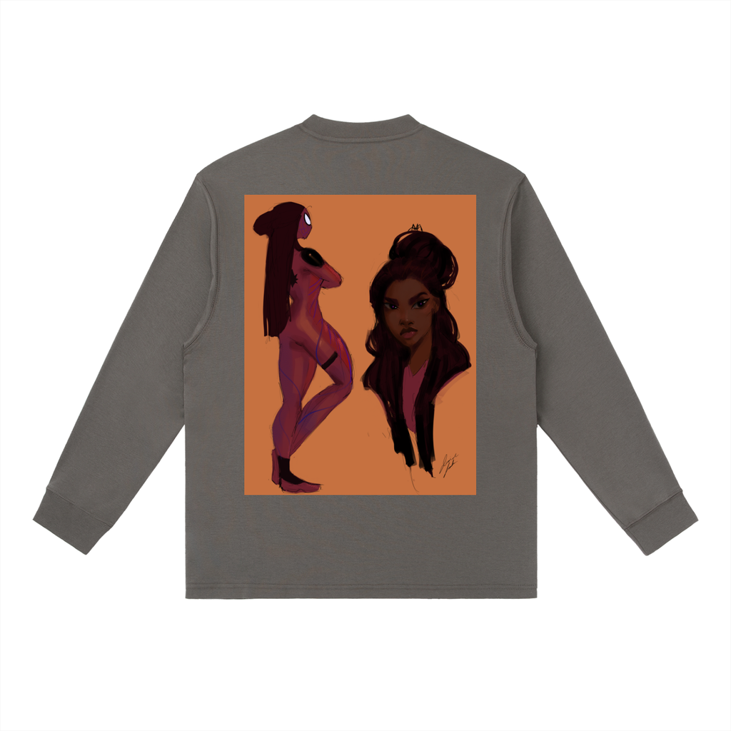 In Another Universe Essential Crewneck Long-Sleeve T-Shirt