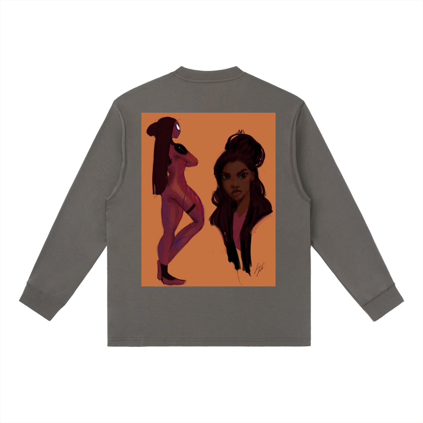 In Another Universe Essential Crewneck Long-Sleeve T-Shirt