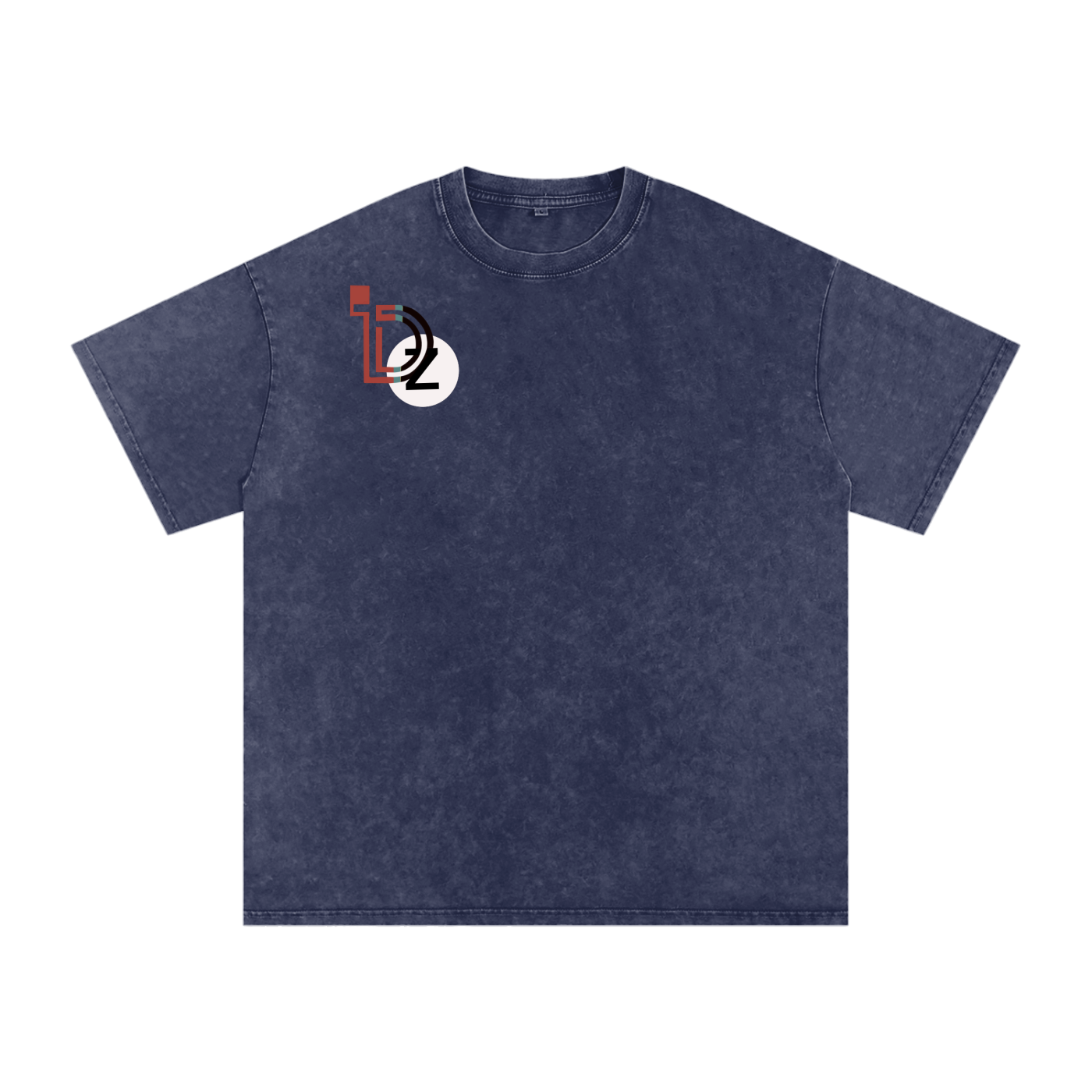 Logo Snow Washed Oversized Cotton T-Shirt