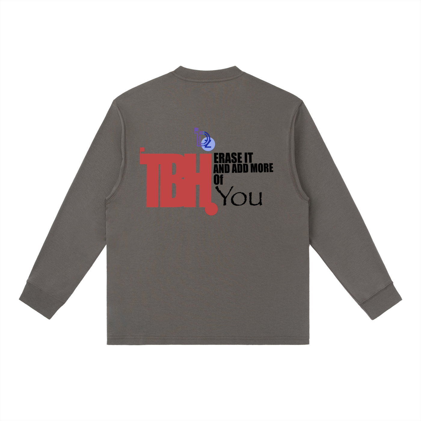 To be Honest Essential Crewneck Long-Sleeve T-Shirt