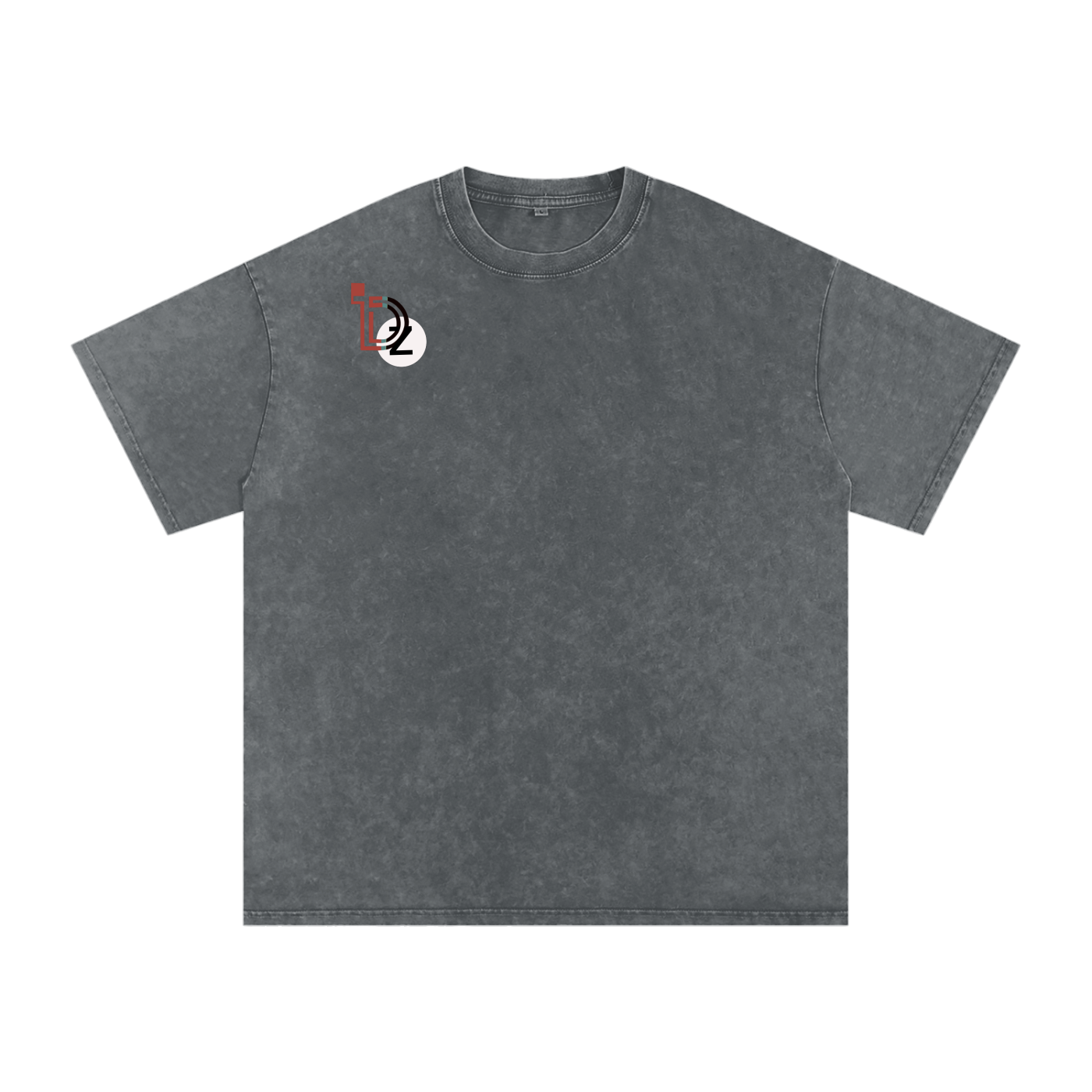 In Another Universe Snow Washed Oversized Cotton T-Shirt