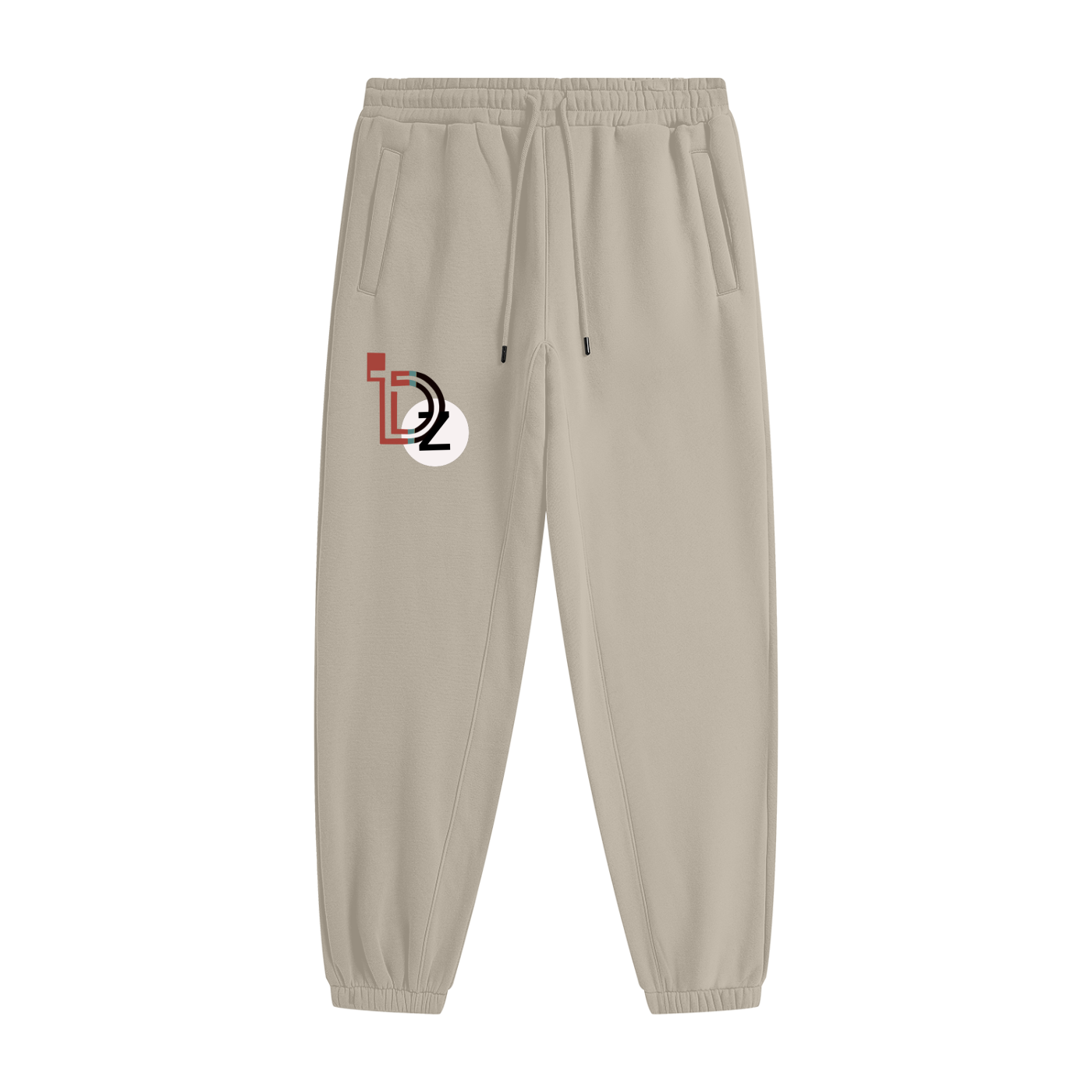 Logo Streetwear Unisex Fleece Joggers