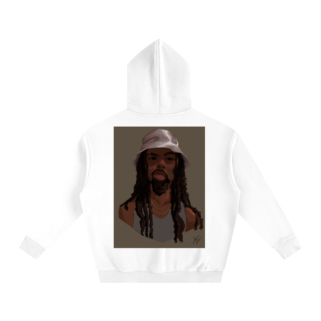 HUH? Oversize Fleeced Hoodie