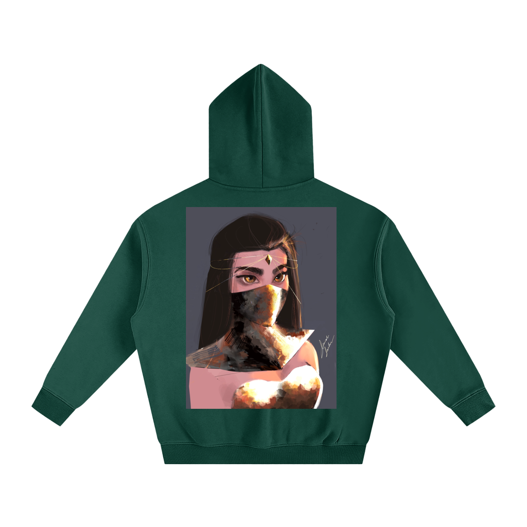 Sapphire's Armer Oversize Fleeced Hoodie