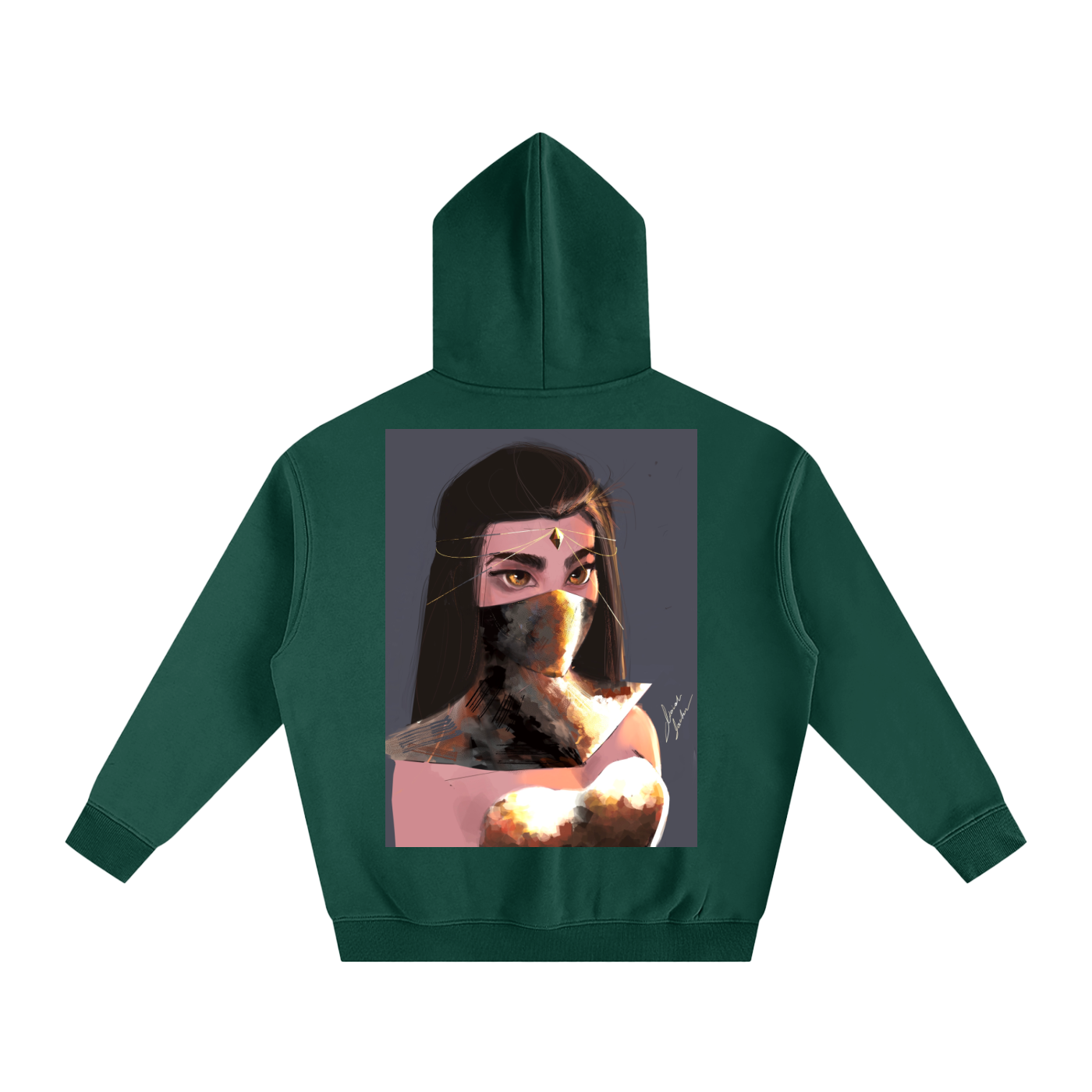 Sapphire's Armer Oversize Fleeced Hoodie