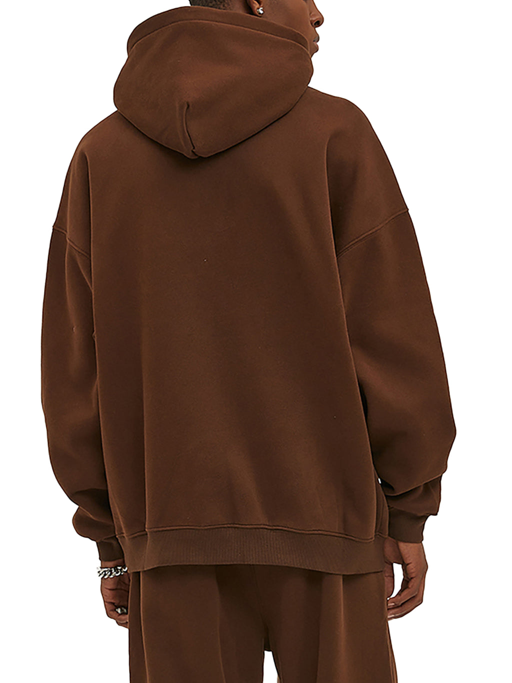 Logo Oversize Fleeced Hoodie
