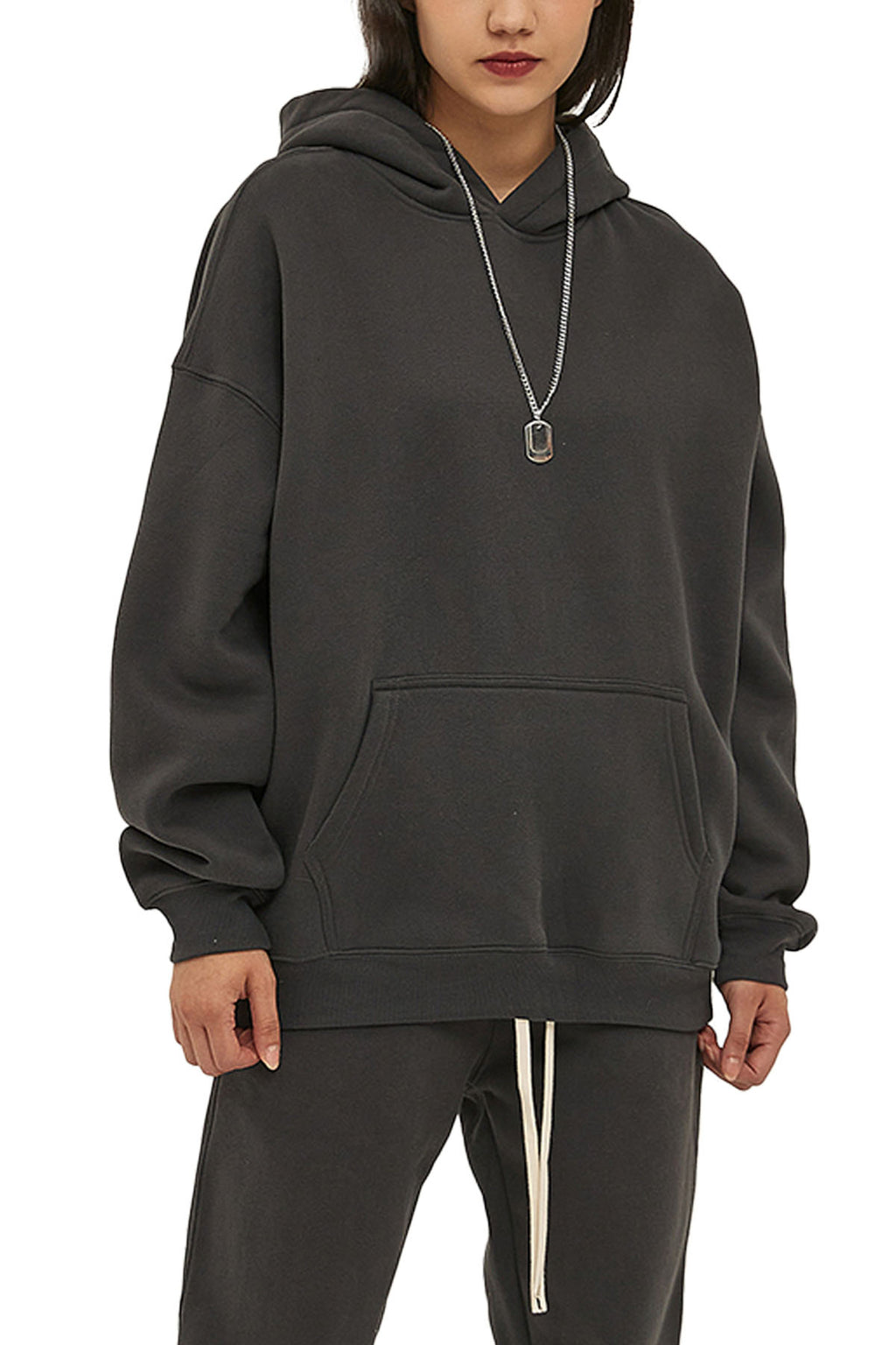 Chocolate's Gold Oversize Fleeced Hoodie