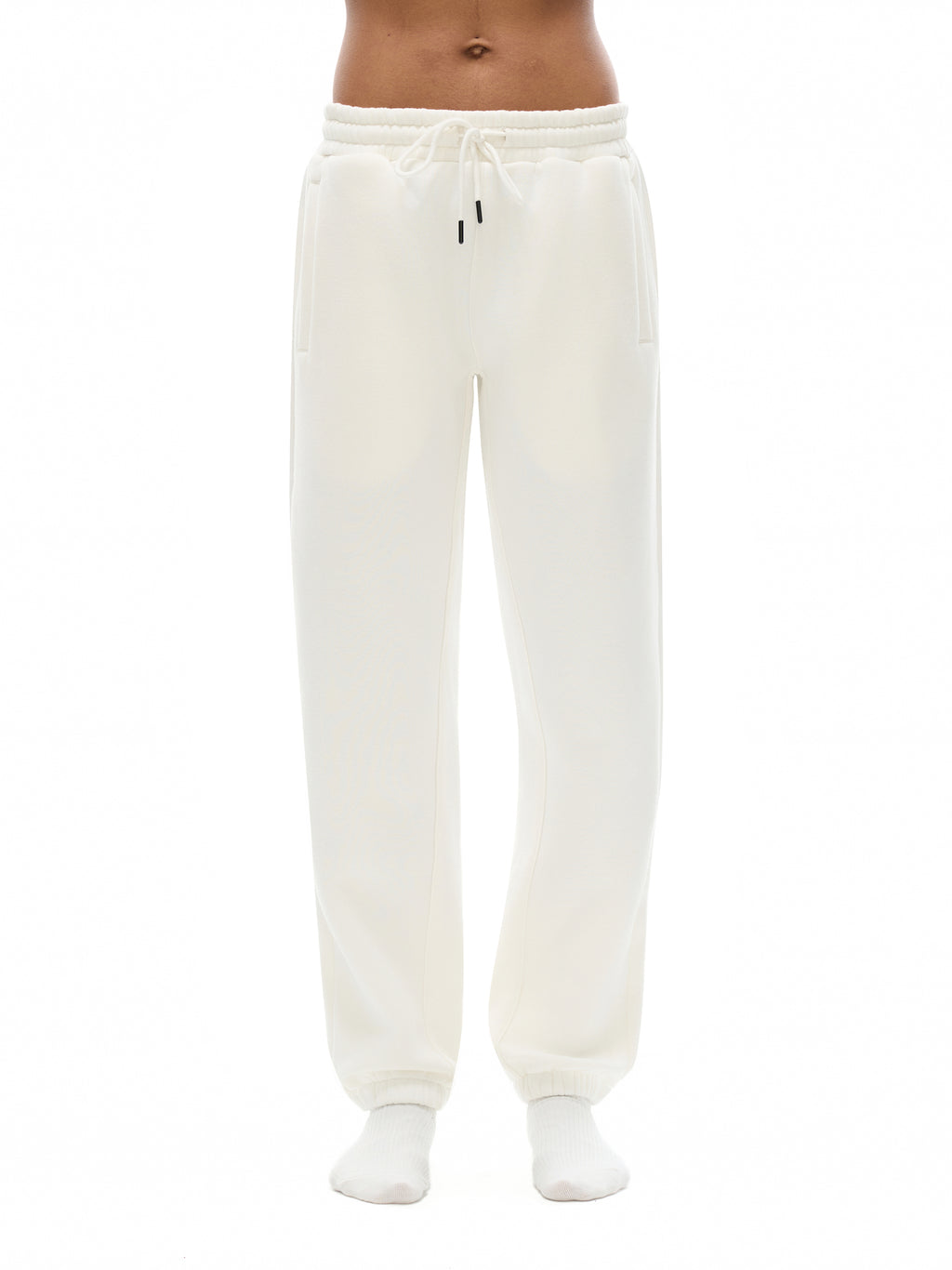 Logo Streetwear Unisex Fleece Joggers