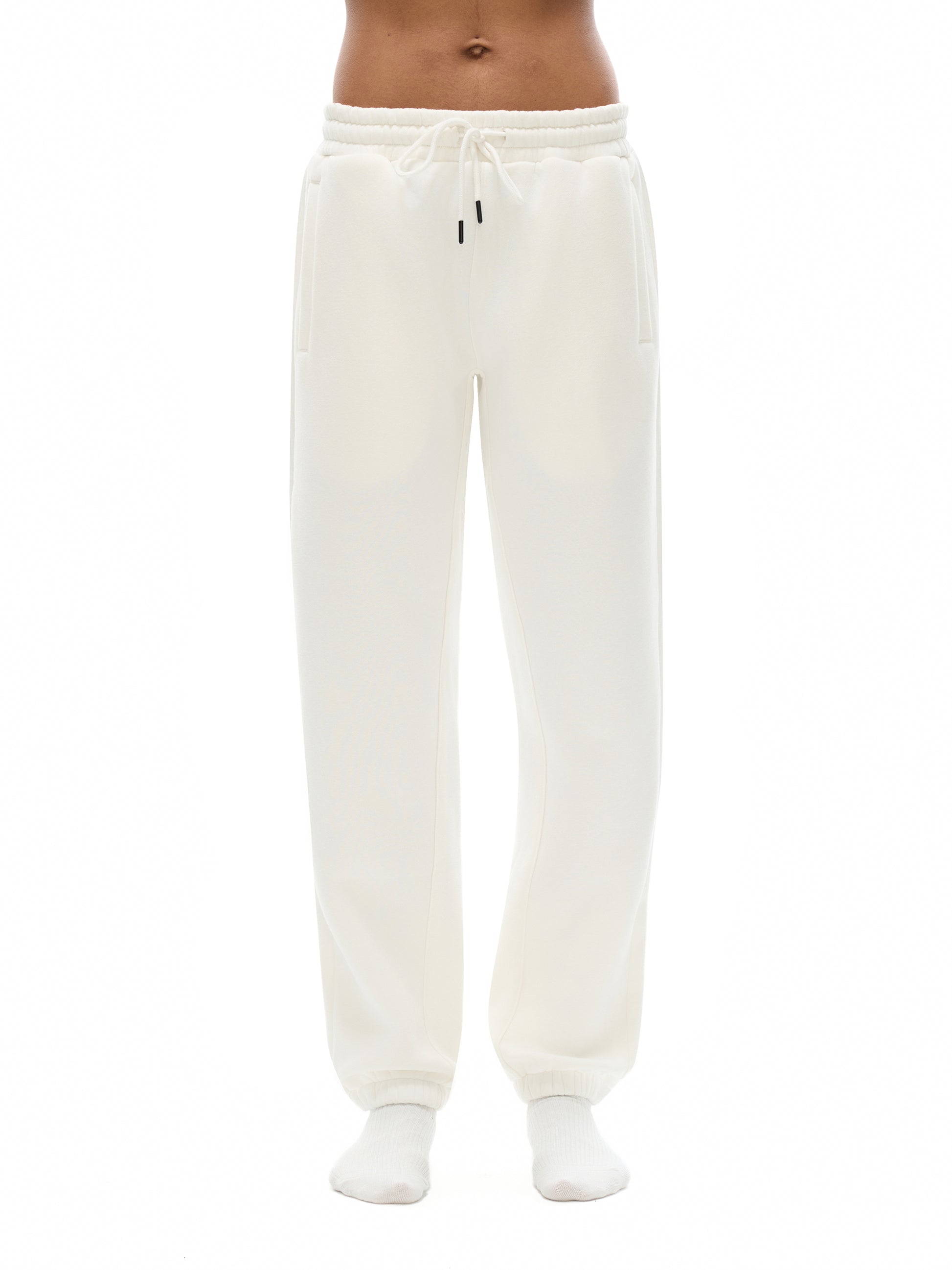Logo Streetwear Unisex Fleece Joggers
